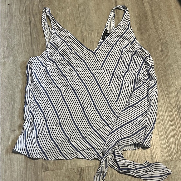 Dynamite Blue and White Striped Camisole - Picture 1 of 2